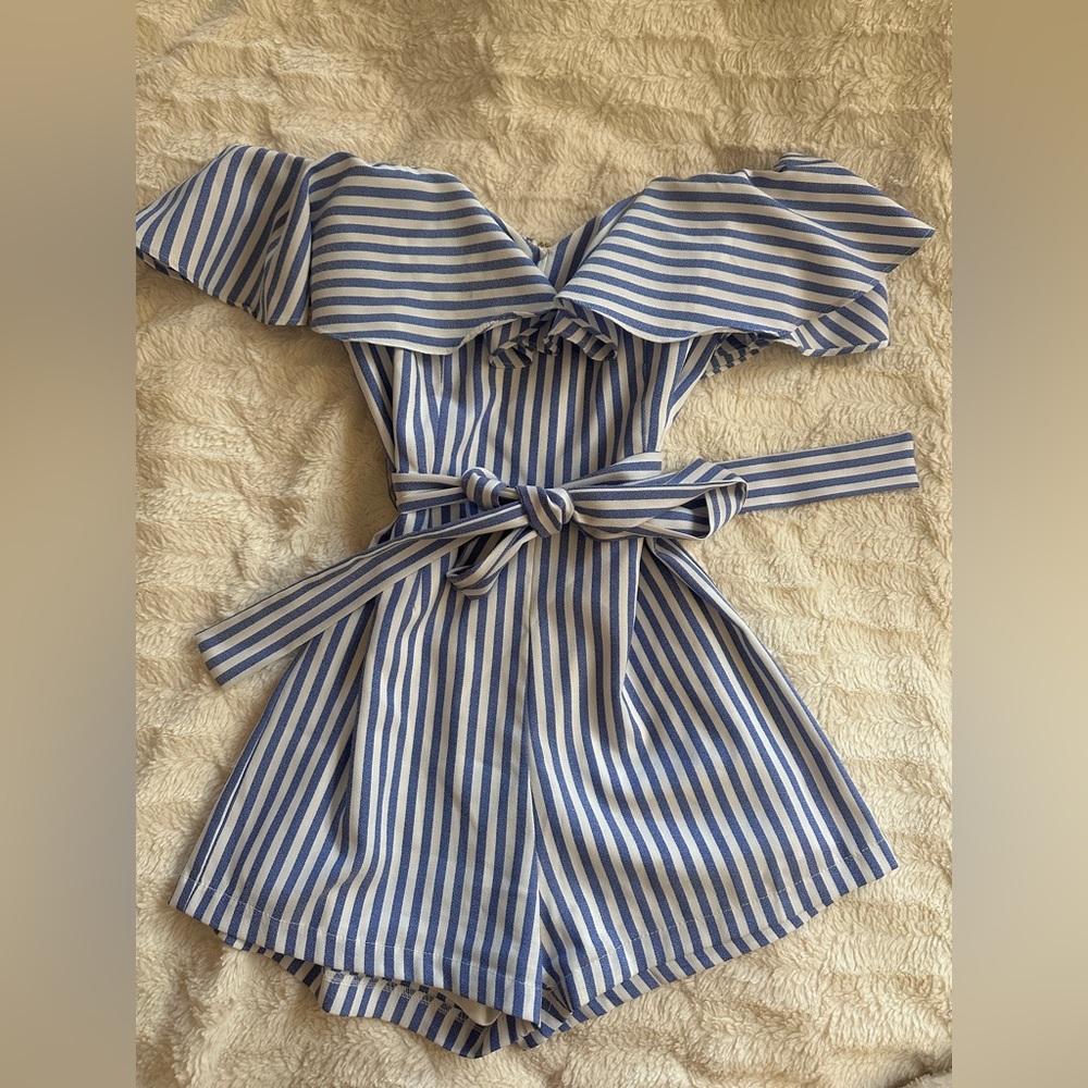 Windsor Striped Romper